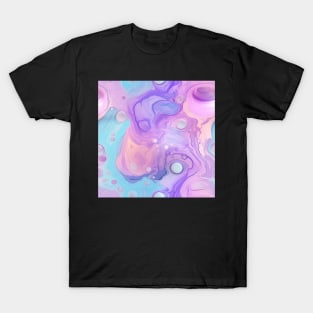 Abstract oil and water mix background T-Shirt